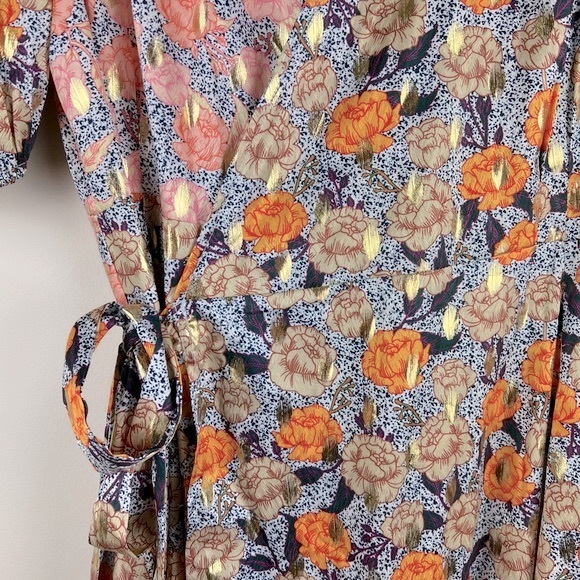 Never Fully Dressed | Zsa Zsa Floral Wrap Dress Midi | 14 - Picture 6 of 10